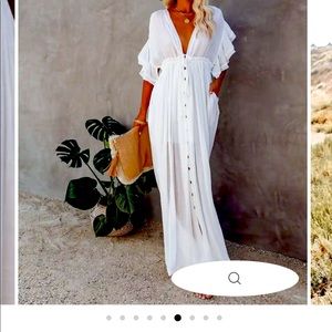 BNWT - VICI button down flowy maxi dress